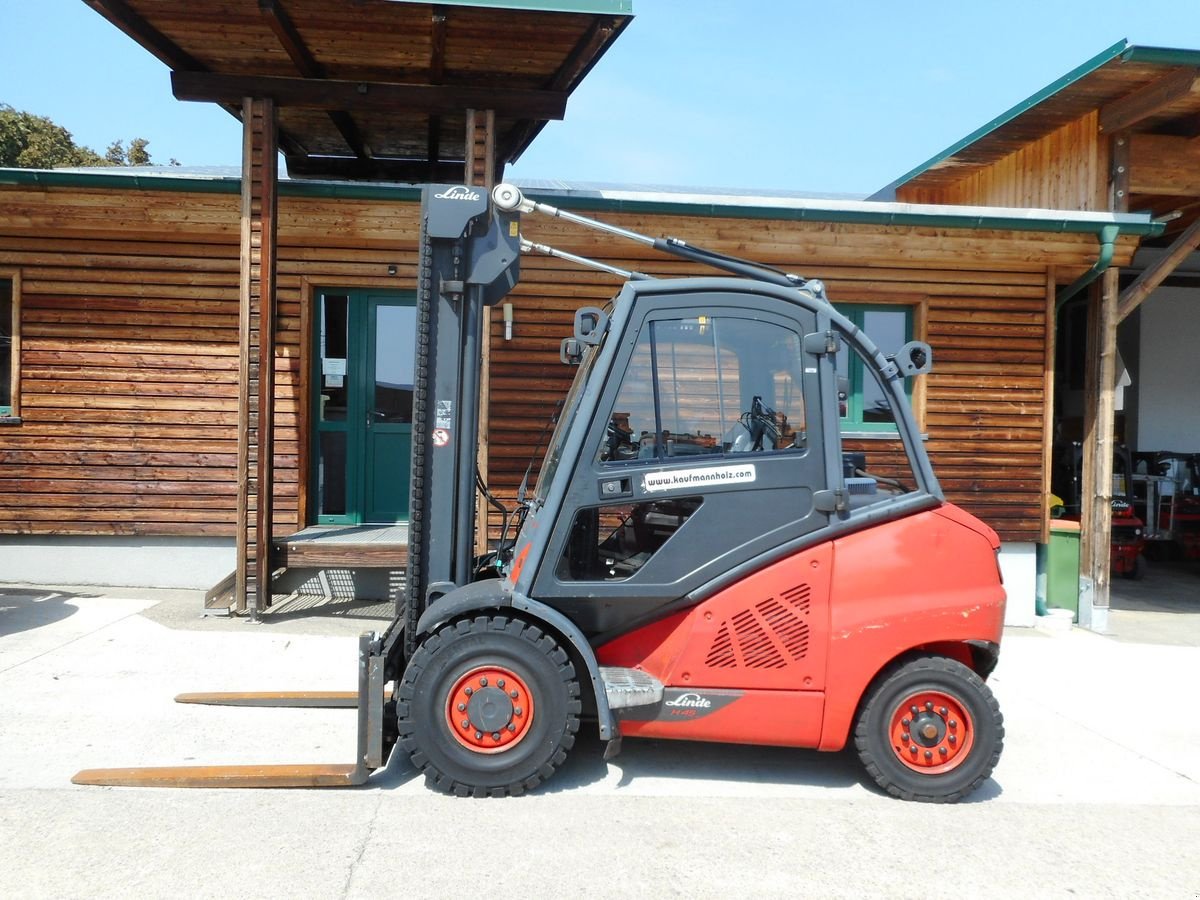 Frontstapler van het type Linde H45D-01 mit WAAGE u. DRUCKER, Gebrauchtmaschine in St. Nikolai ob Draßling (Foto 1)