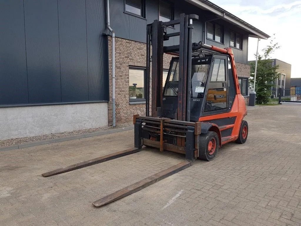 Frontstapler tipa Linde H50D 5 ton Diesel Duplex Sideshift Positioner Heftruck, Gebrauchtmaschine u VEEN (Slika 3)