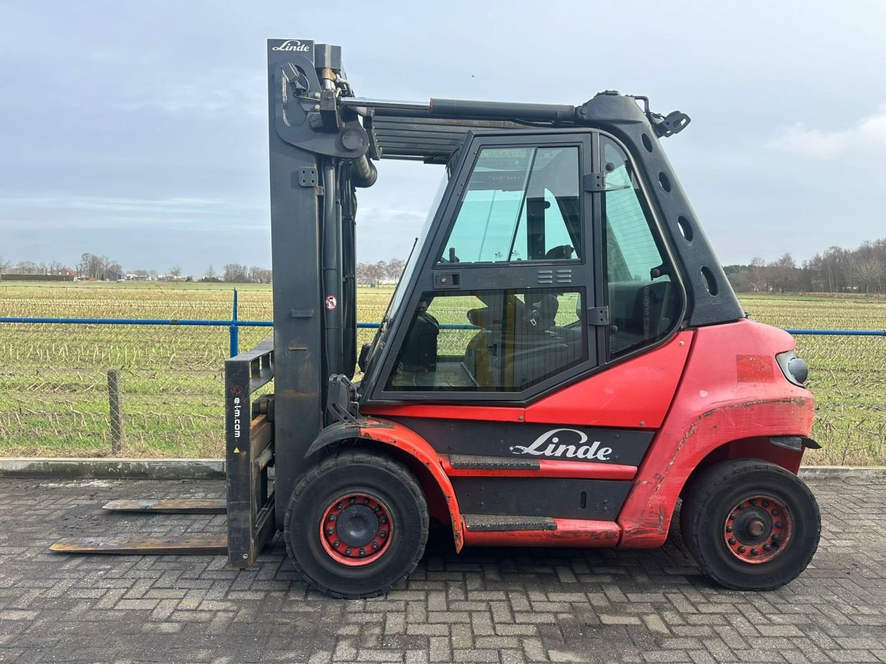 Frontstapler van het type Linde H60D, Gebrauchtmaschine in Budel-Schoot (Foto 1)