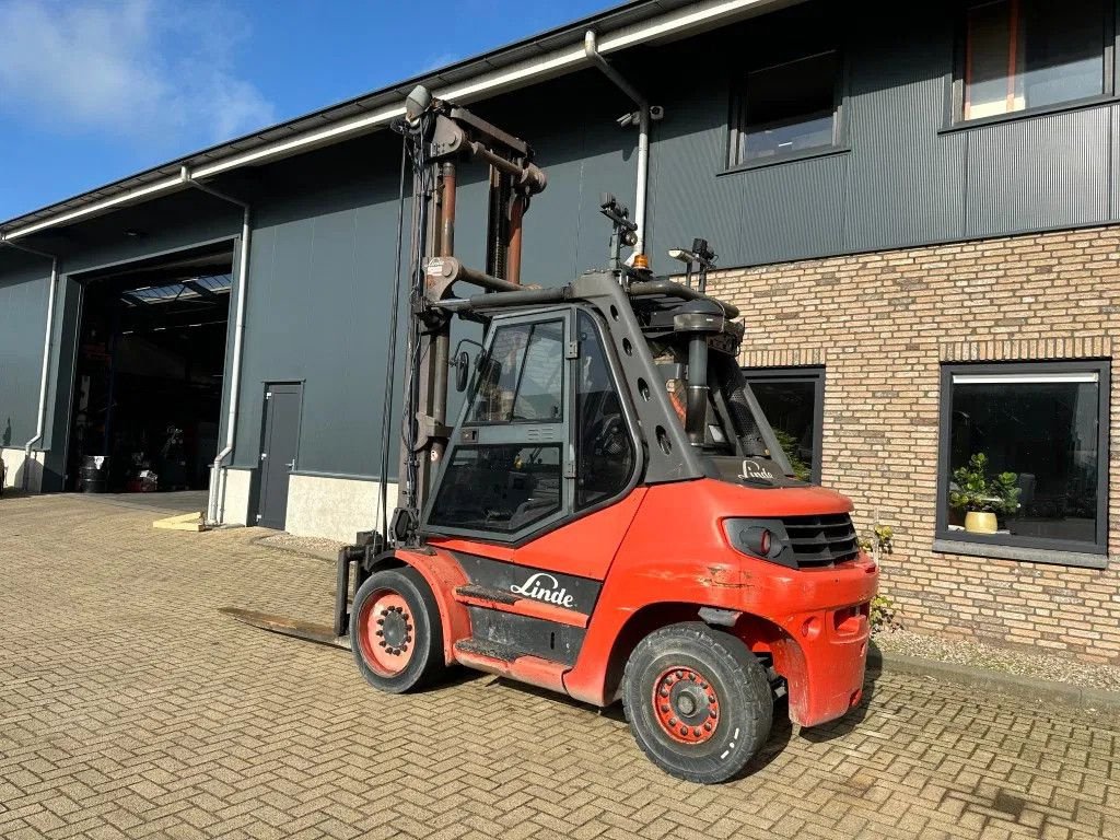 Frontstapler van het type Linde H80D-02 Deutz Diesel 8 ton Duplex Sideshift Heftruck 2015, Gebrauchtmaschine in VEEN (Foto 9)