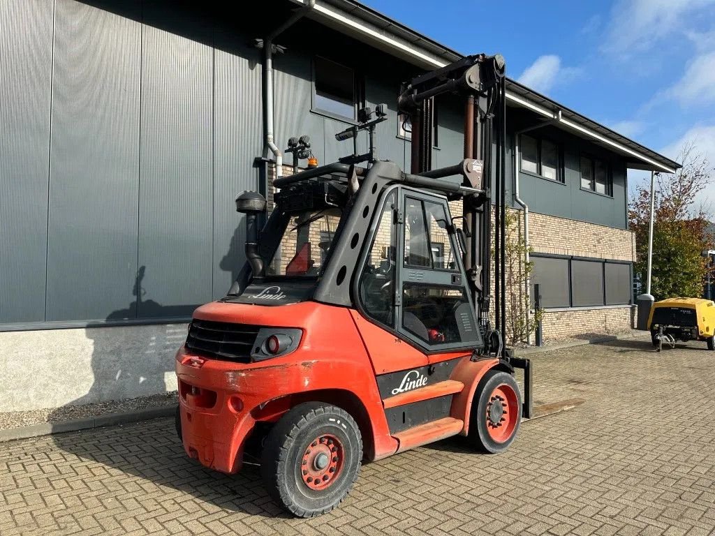 Frontstapler des Typs Linde H80D-02 Deutz Diesel 8 ton Duplex Sideshift Heftruck 2015, Gebrauchtmaschine in VEEN (Bild 4)