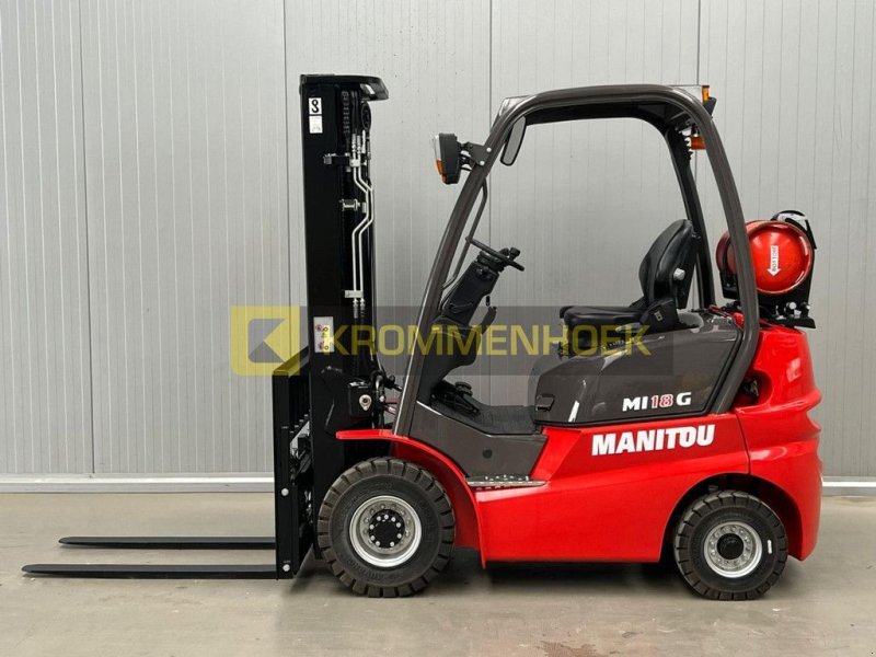 Frontstapler van het type Manitou MI 18 G, Neumaschine in Apeldoorn (Foto 1)