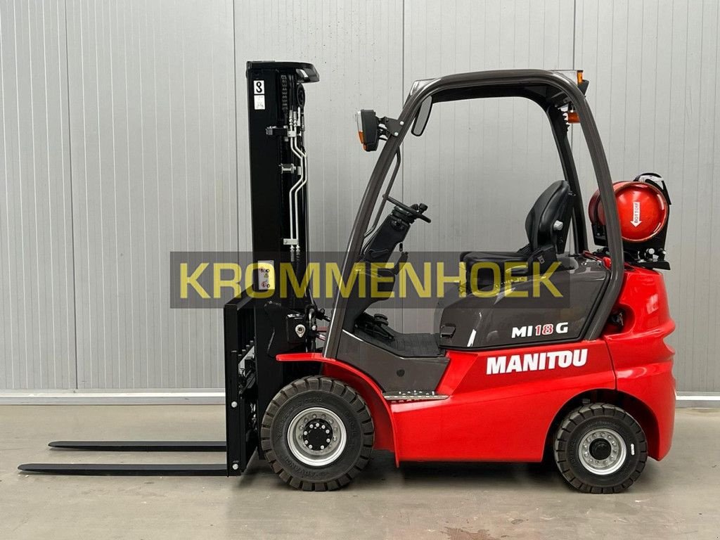 Frontstapler van het type Manitou MI 18 G, Neumaschine in Apeldoorn (Foto 1)