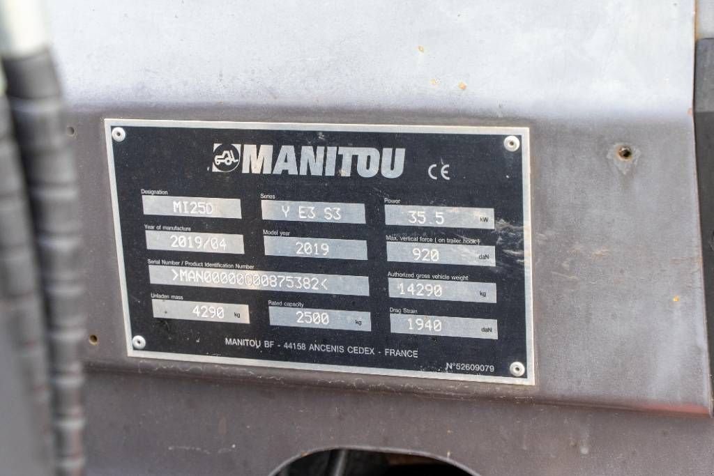 Frontstapler a típus Manitou MI 25 D, Gebrauchtmaschine ekkor: Moerbeke (Kép 10)