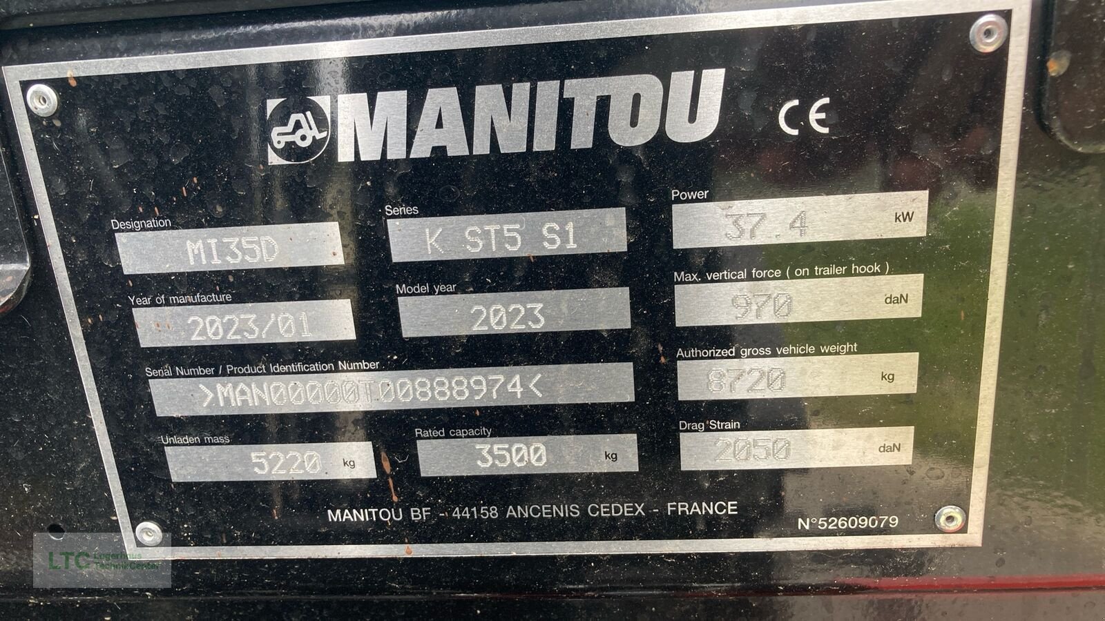 Frontstapler типа Manitou MI 35 D, Vorführmaschine в Eggendorf (Фотография 13)