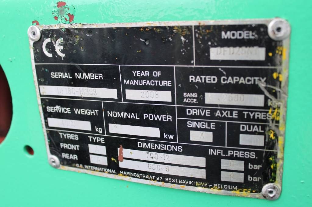 Frontstapler of the type Mitsubishi DFD25NT, Gebrauchtmaschine in Rucphen (Picture 5)