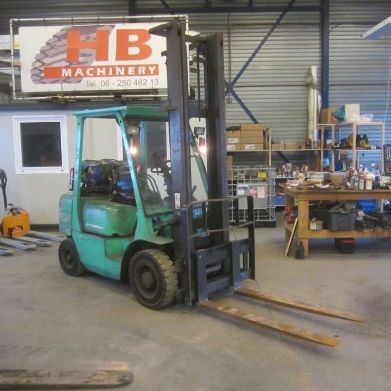 Frontstapler del tipo Mitsubishi FG25, heftruck LPG-gas, duplomast, side shift., Gebrauchtmaschine en Tubbergen (Imagen 1)