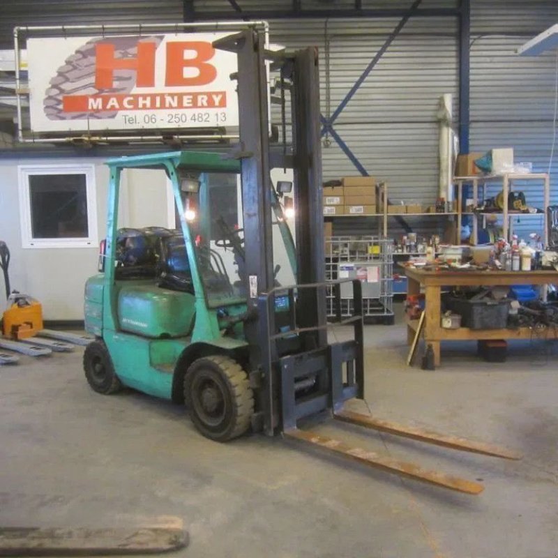 Frontstapler typu Mitsubishi FG25, heftruck LPG-gas, duplomast, side shift., Gebrauchtmaschine v Tubbergen (Obrázek 1)