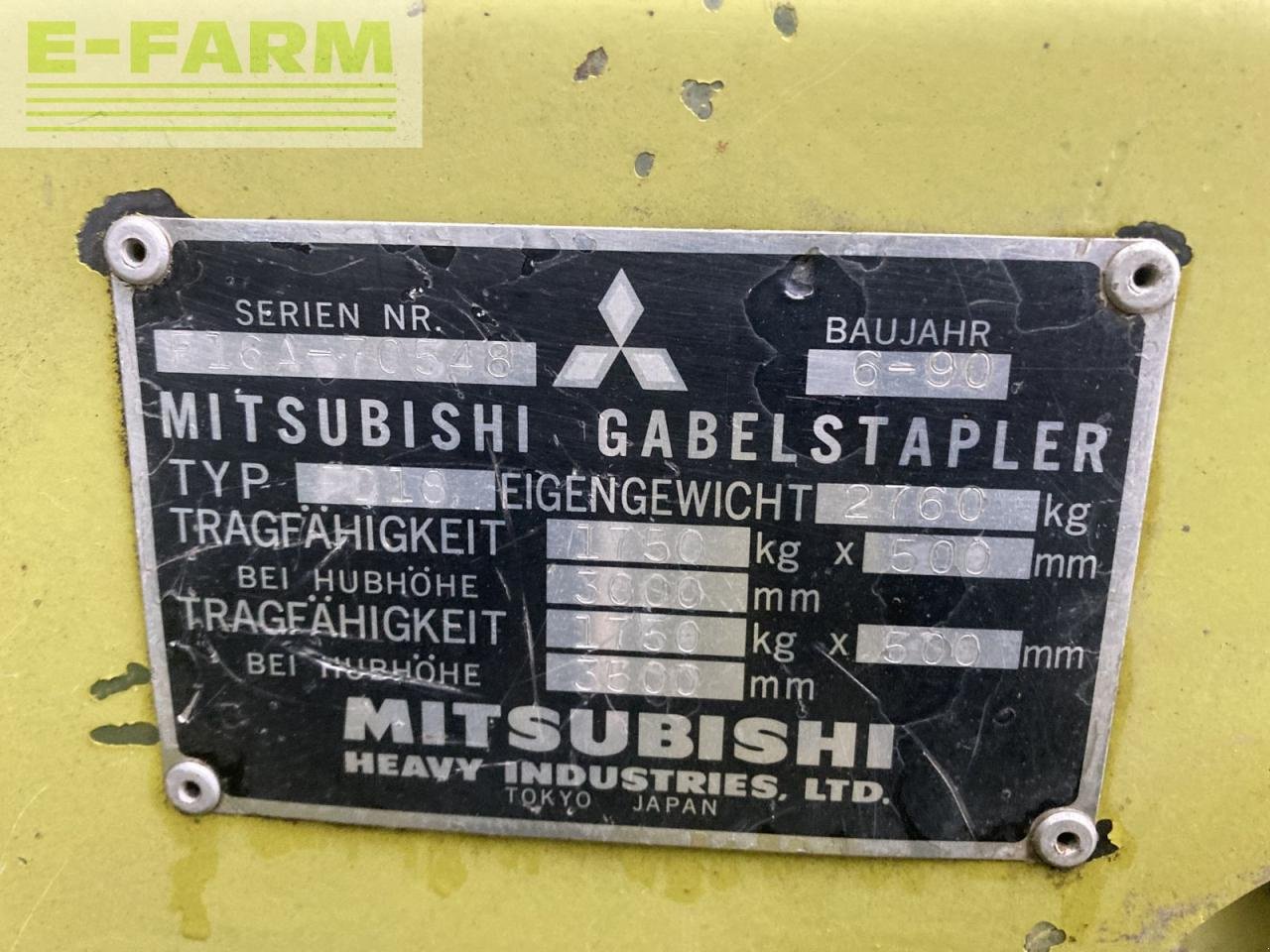 Frontstapler typu Mitsubishi N/A, Gebrauchtmaschine v Limberg (Obrázek 5)