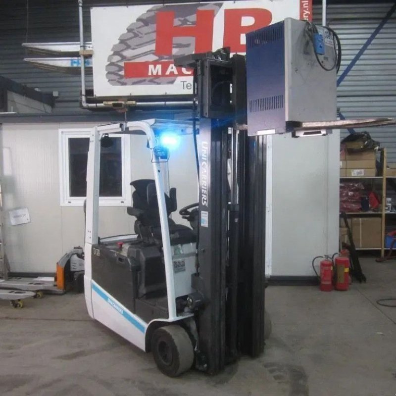 Frontstapler del tipo Nissan 16Q, heftruck elektrisch, triplomast, side shift, containermast., Gebrauchtmaschine en Tubbergen (Imagen 1)