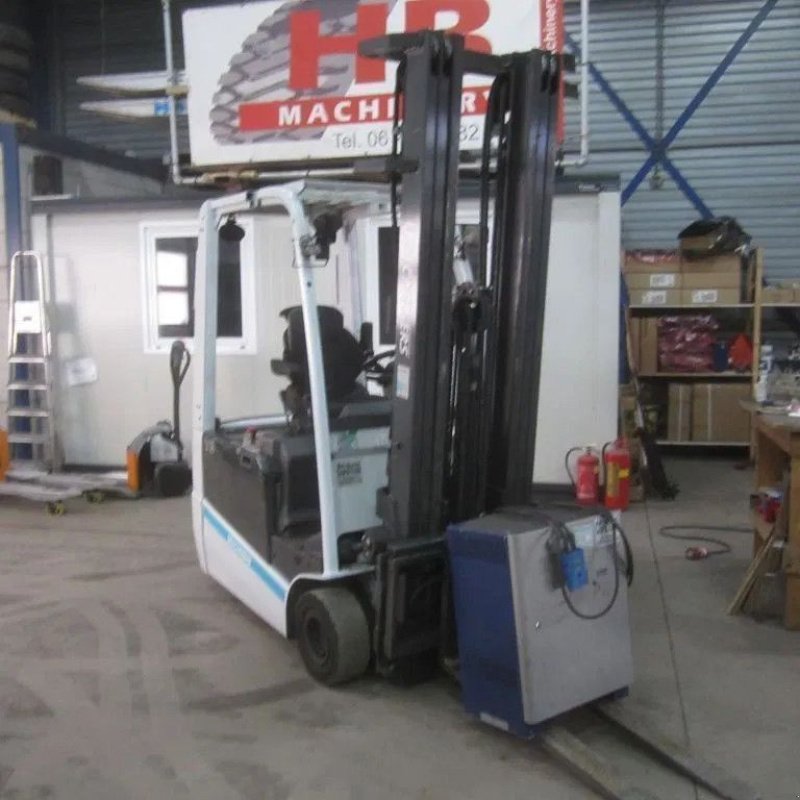 Frontstapler del tipo Nissan 16Q, heftruck elektrisch, triplomast, side shift, containermast., Gebrauchtmaschine en Tubbergen (Imagen 2)