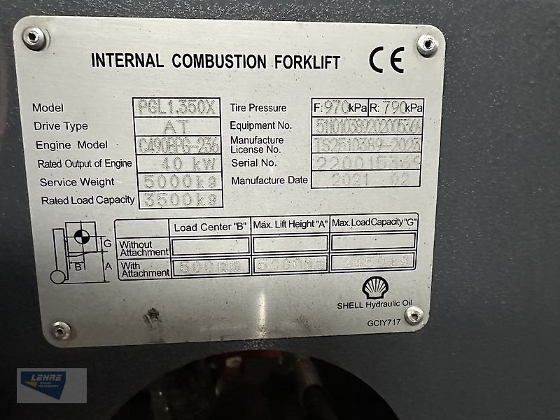 Frontstapler of the type Puma Multipower Puma Gabelstapler P GL1.350X 5000kg 54PS, Neumaschine in Haiterbach (Picture 4)