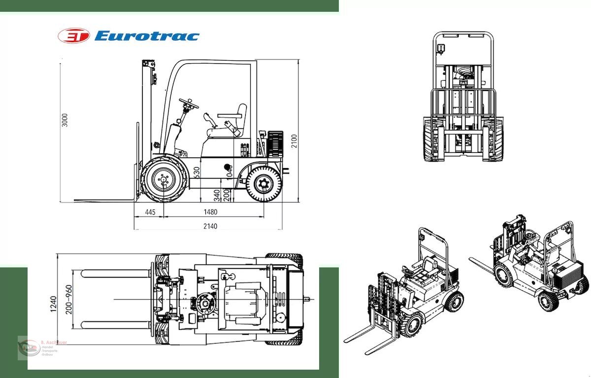 Frontstapler typu Sonstige Eurotrac Agri12, Neumaschine v Dimbach (Obrázek 20)