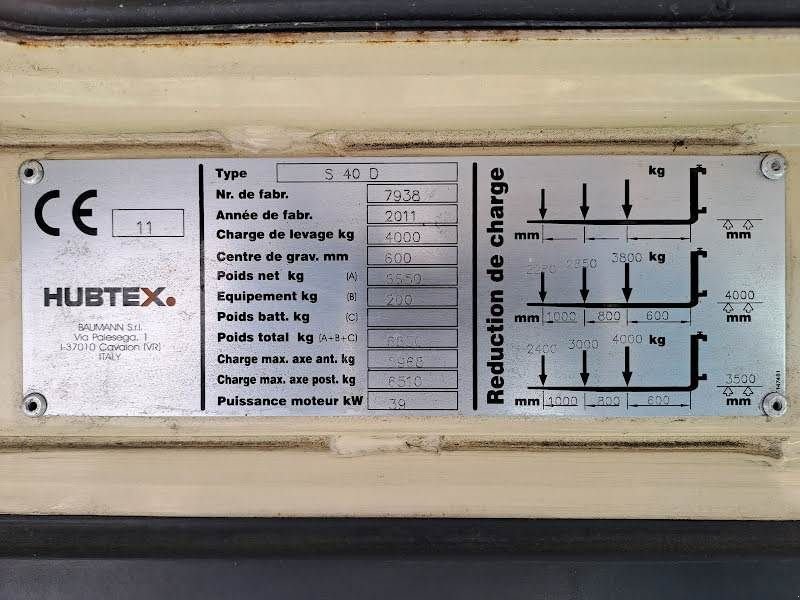 Frontstapler of the type Sonstige Hubtex S40D, Gebrauchtmaschine in Waregem (Picture 11)