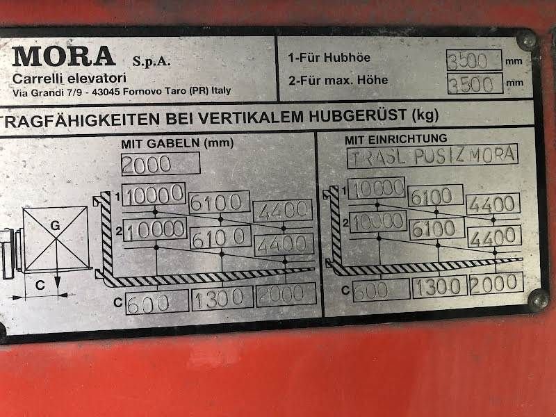 Frontstapler типа Sonstige MORA EP100RC, Gebrauchtmaschine в Aalst (Фотография 9)