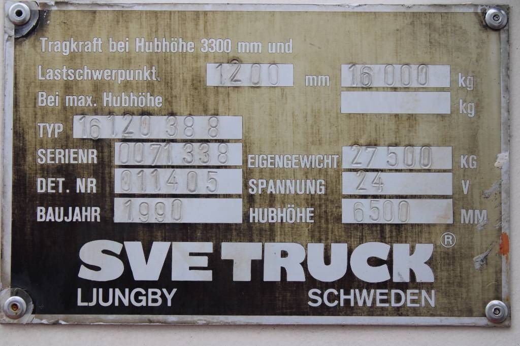 Frontstapler типа Sonstige Svetruck 16120, Gebrauchtmaschine в Rucphen (Фотография 7)