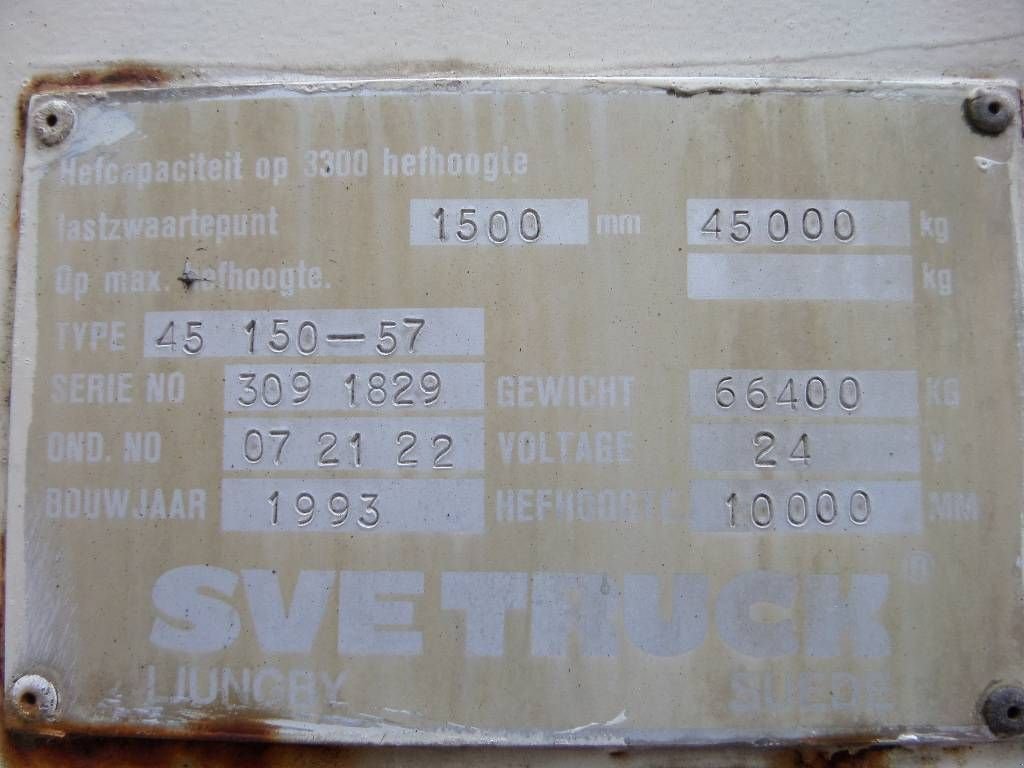 Frontstapler za tip Sonstige Svetruck 45-150, Gebrauchtmaschine u Rucphen (Slika 5)