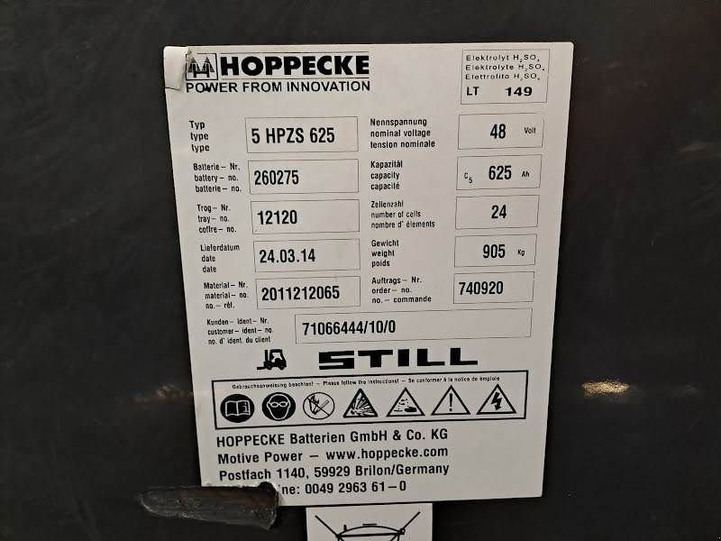 Frontstapler typu Still RX 20-18, Gebrauchtmaschine w Waregem (Zdjęcie 8)