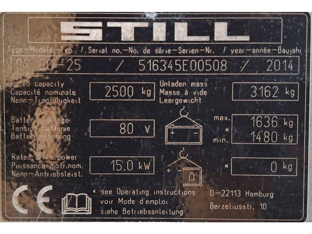 Frontstapler za tip Still RX 60-25, Gebrauchtmaschine u Antwerpen (Slika 5)