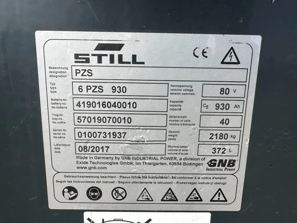 Frontstapler του τύπου Still RX60-50 / 600 Duplex Sideshift Positioner 5 ton Elektra Heftruck, Gebrauchtmaschine σε VEEN (Φωτογραφία 10)