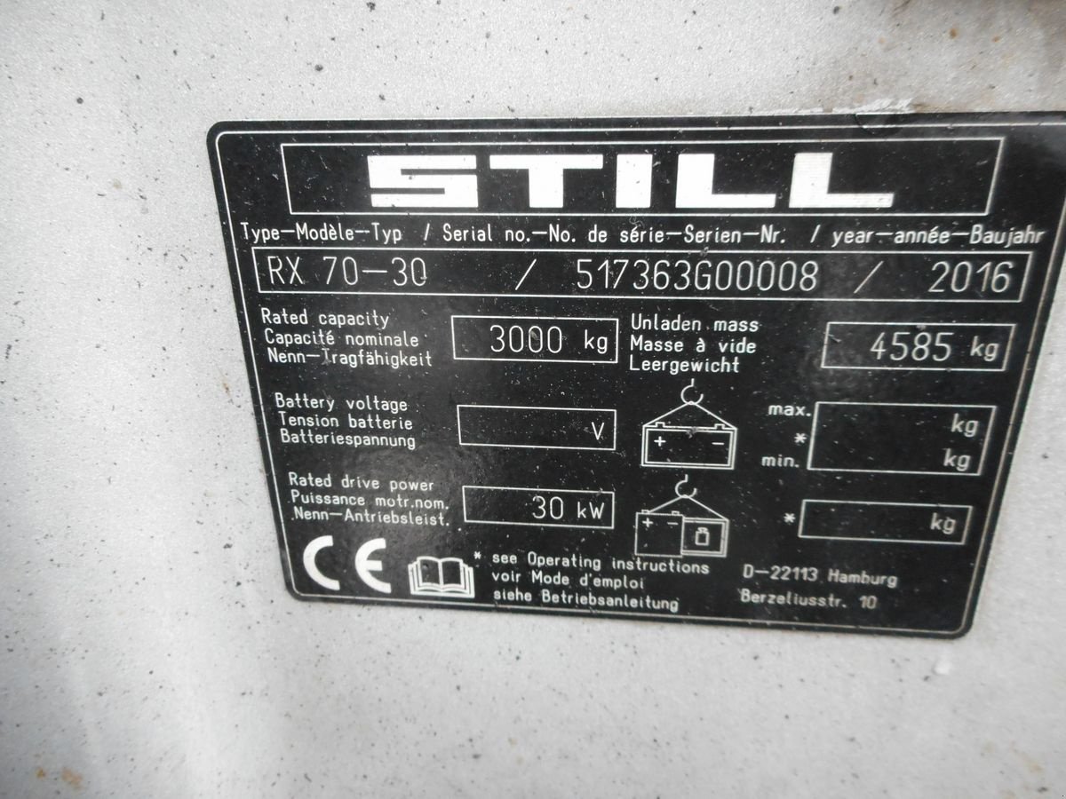 Frontstapler of the type Still RX70-30 Triplex 5,19m + SS + ZV + Kabine, Gebrauchtmaschine in St. Nikolai ob Draßling (Picture 7)