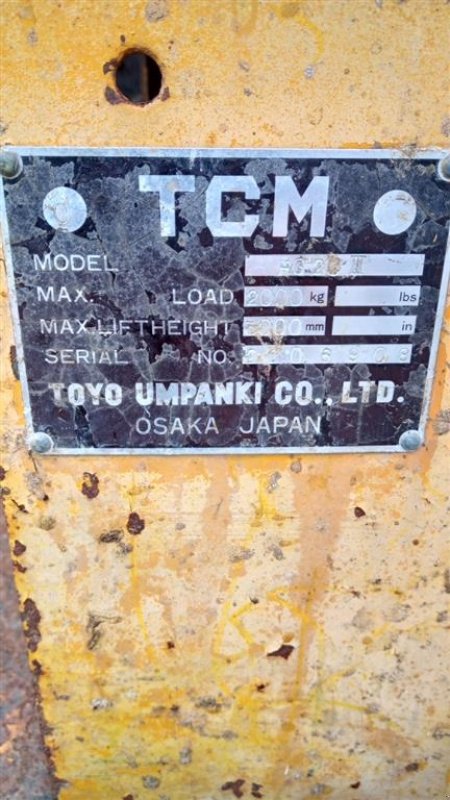 Frontstapler του τύπου TCM FG 20 Momsfri, Gebrauchtmaschine σε Egtved (Φωτογραφία 7)