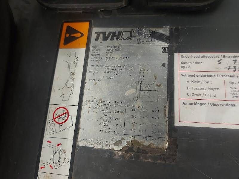 Frontstapler типа TCM FTB18-E1L, Gebrauchtmaschine в Waregem (Фотография 9)