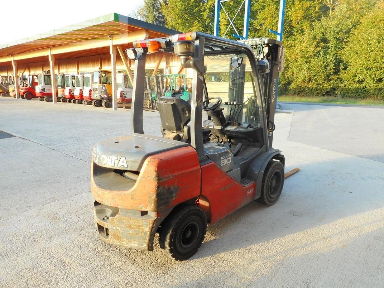 Frontstapler of the type Toyota 02-8fdf30 triplex 4,7m + ss + 4. kreis, Gebrauchtmaschine in ST. NIKOLAI/DR. (Picture 4)