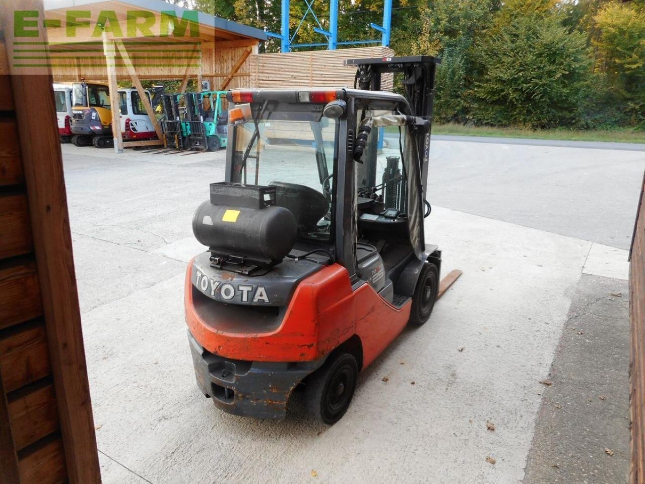 Frontstapler tipa Toyota 02-8fgf25 triplex 5,5m + ss + 4. kreis + halbkab, Gebrauchtmaschine u ST. NIKOLAI/DR. (Slika 4)