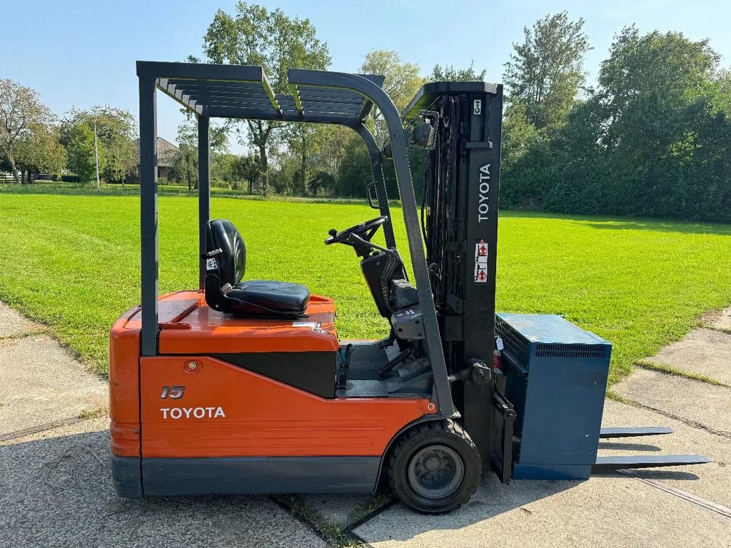 Frontstapler Türe ait Toyota 1500KG elektrische heftruck triplex 4.3M + freelift, Gebrauchtmaschine içinde Hoenzadriel (resim 4)