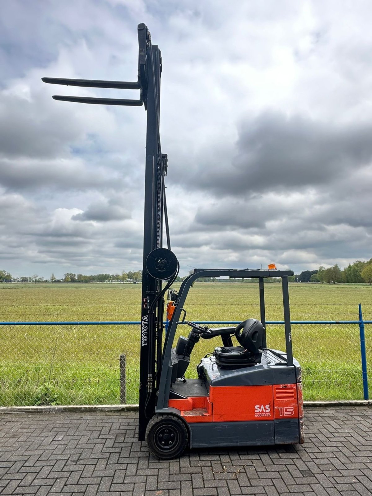 Frontstapler Türe ait Toyota 5FBEF15, Gebrauchtmaschine içinde Budel-Schoot (resim 4)