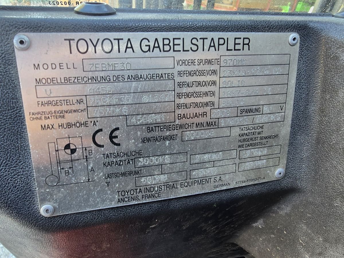 Frontstapler of the type Toyota 7FBMF30, Gebrauchtmaschine in Gabersdorf (Picture 2)