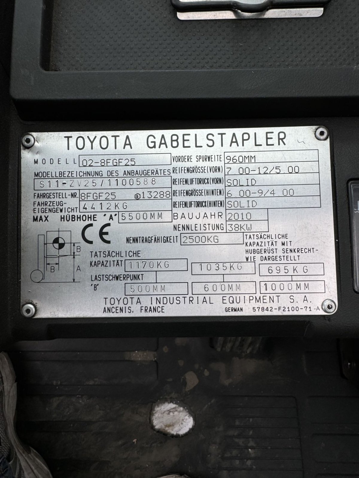 Frontstapler a típus Toyota 8-serie, Gebrauchtmaschine ekkor: Oldenzaal (Kép 10)