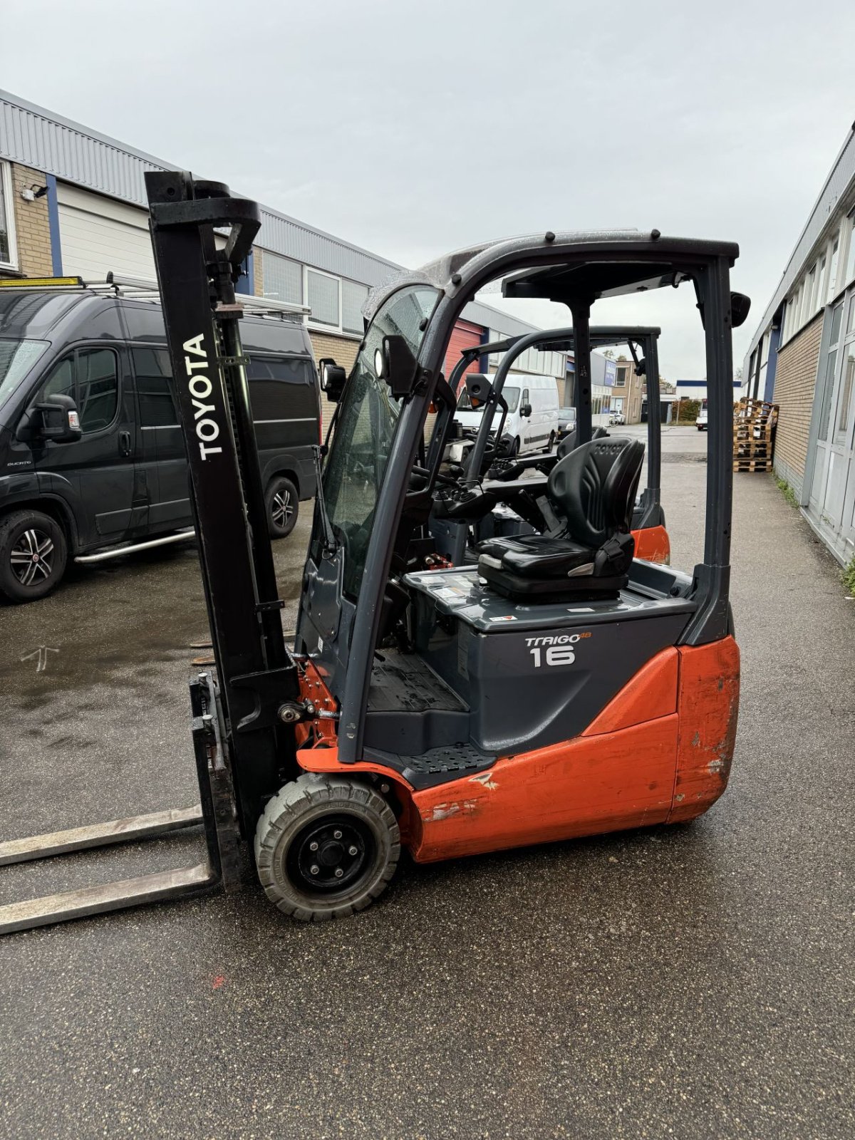 Frontstapler typu Toyota 8FBET16 8FBEK16T, Gebrauchtmaschine w Oldenzaal (Zdjęcie 4)