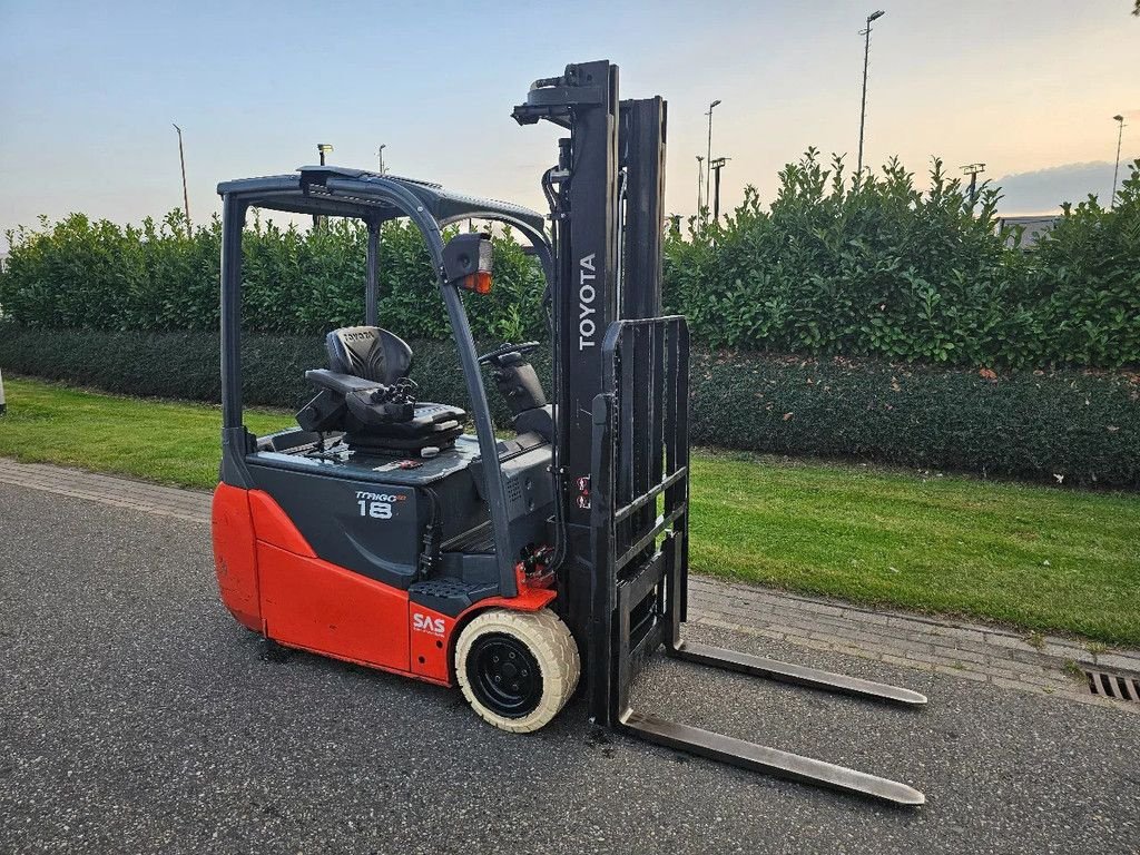 Frontstapler a típus Toyota 8FBET18 Heftruck 1800KG 3.7M Freelift Sideshift 3001 UUR!, Gebrauchtmaschine ekkor: Brakel (Kép 1)