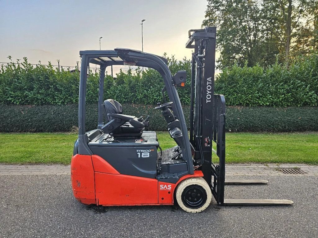 Frontstapler tipa Toyota 8FBET18 Heftruck 1800KG 3.7M Freelift Sideshift 3001 UUR!, Gebrauchtmaschine u Brakel (Slika 5)