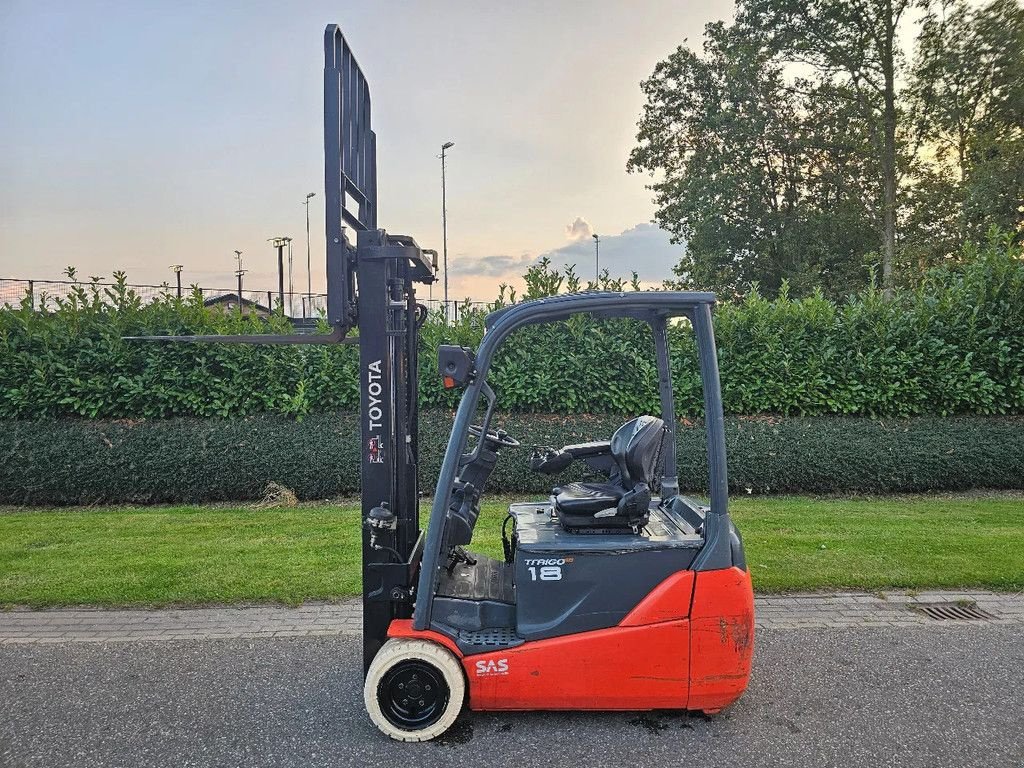 Frontstapler a típus Toyota 8FBET18 Heftruck 1800KG 3.7M Freelift Sideshift 3001 UUR!, Gebrauchtmaschine ekkor: Brakel (Kép 8)