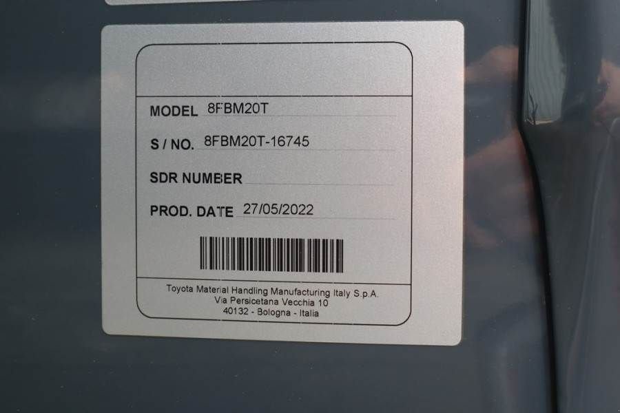 Frontstapler του τύπου Toyota 8FBM20T Valid inspection, *Guarantee! Electric, 47, Gebrauchtmaschine σε Groenlo (Φωτογραφία 11)