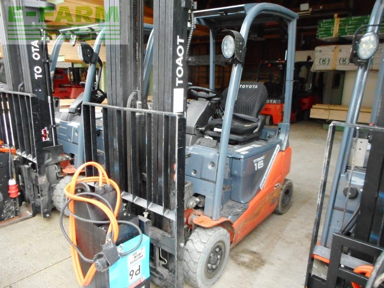 Frontstapler van het type Toyota 8fbmk16t triplex 4,7m ( lithium batterie mit gar, Gebrauchtmaschine in ST. NIKOLAI/DR. (Foto 11)