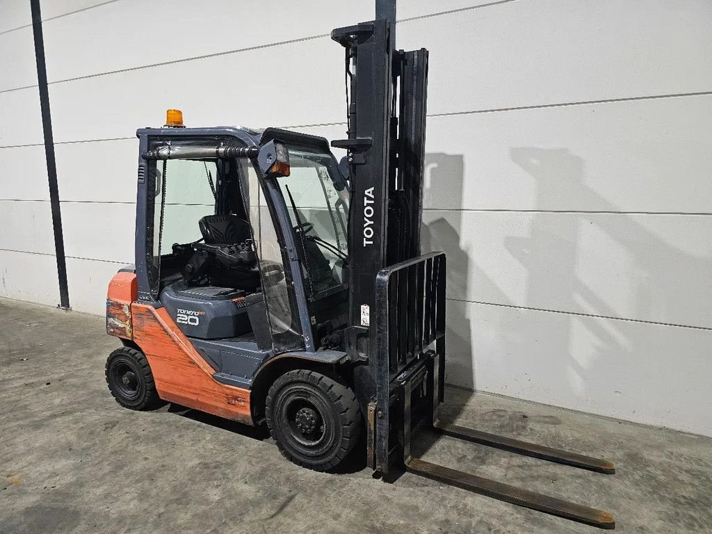 Frontstapler del tipo Toyota 8FD20F Diesel Heftruck 4.0M 2000KG BJ2016 Freelift SS, Gebrauchtmaschine In Brakel (Immagine 7)