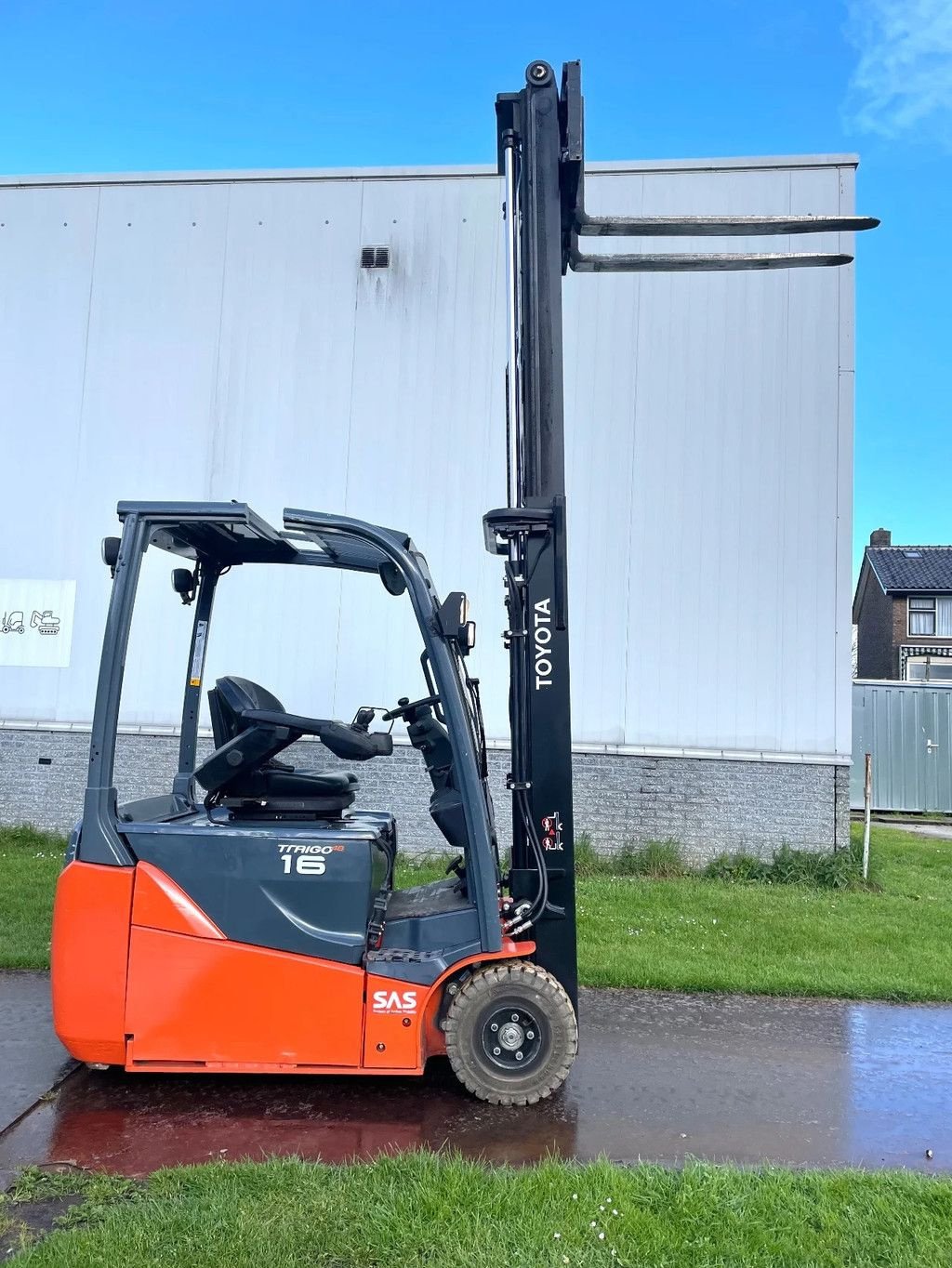 Frontstapler tip Toyota vorkheftruck met freelift 8FBE16T, Gebrauchtmaschine in Kwintsheul (Poză 2)