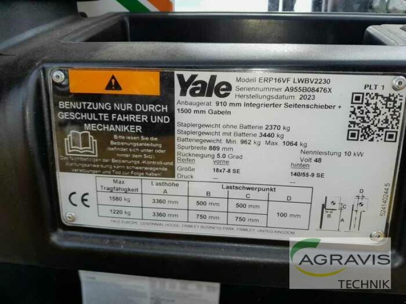 Frontstapler του τύπου Yale ERP16VF, Gebrauchtmaschine σε Alpen (Φωτογραφία 5)