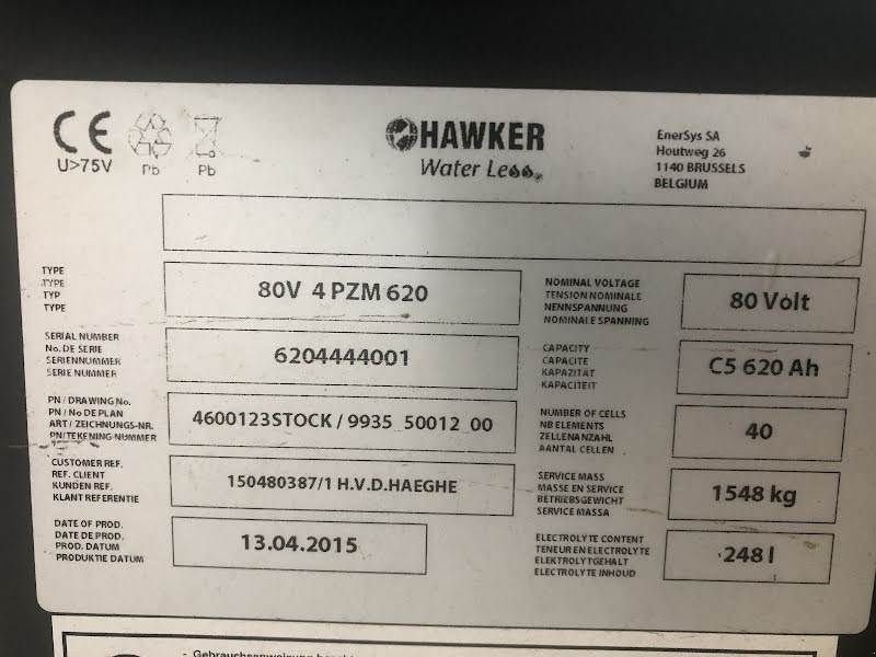 Frontstapler typu Yale ERP25VL, Gebrauchtmaschine v Aalst (Obrázok 11)