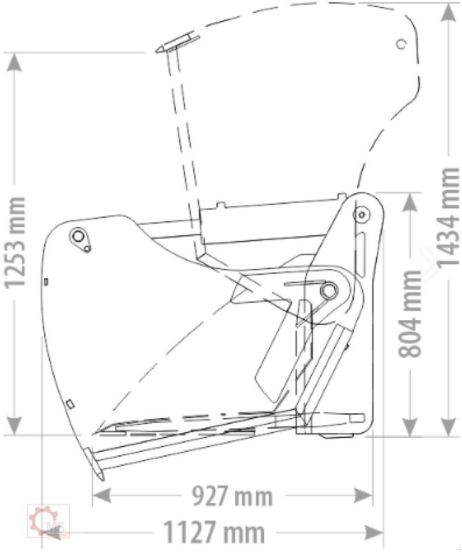 Futterdosiergerät typu MS Silageschneideschaufel Multi Ladeschaufel, Neumaschine w Tiefenbach (Zdjęcie 2)