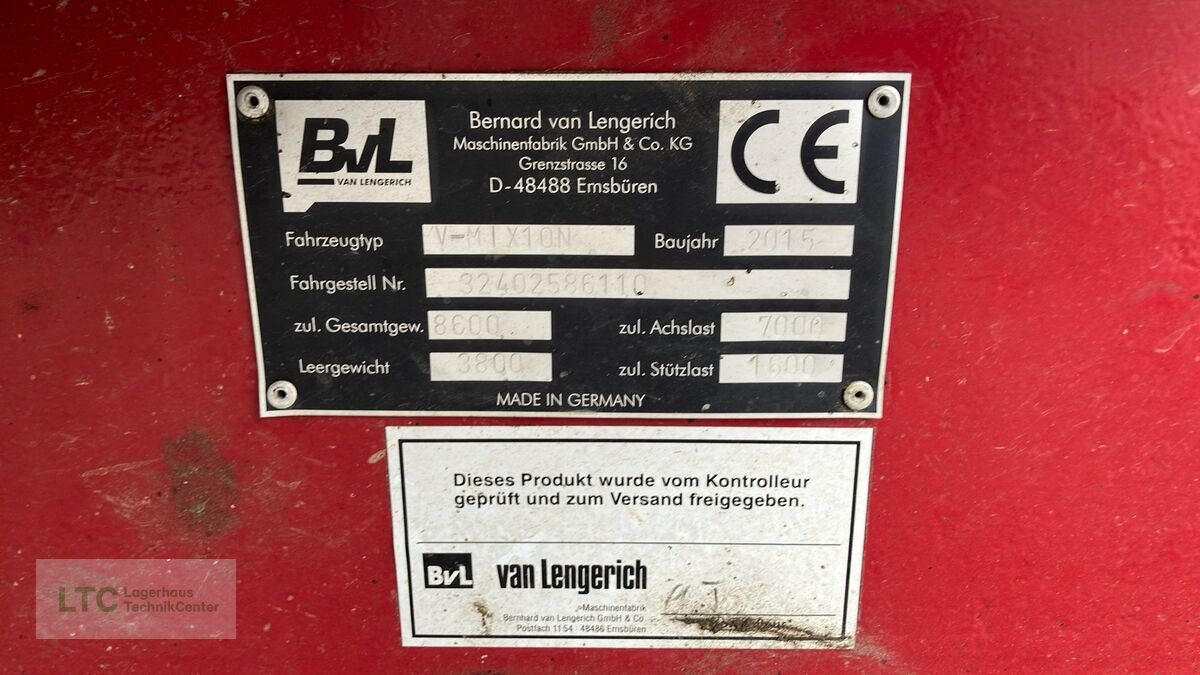 Futtermischwagen Türe ait BVL V-MIX 10N, Gebrauchtmaschine içinde Redlham (resim 16)