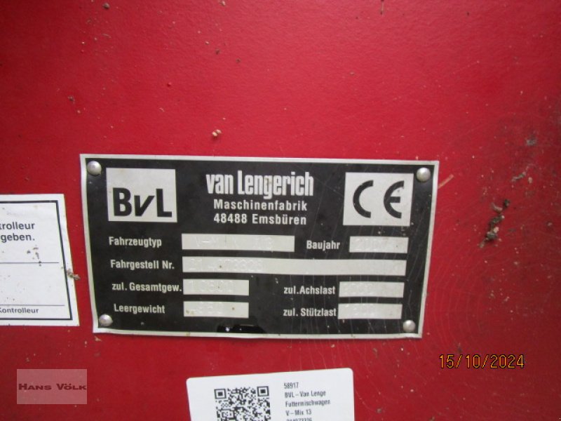 Futtermischwagen van het type BVL V-Mix 13-2S, Gebrauchtmaschine in Soyen (Foto 7)