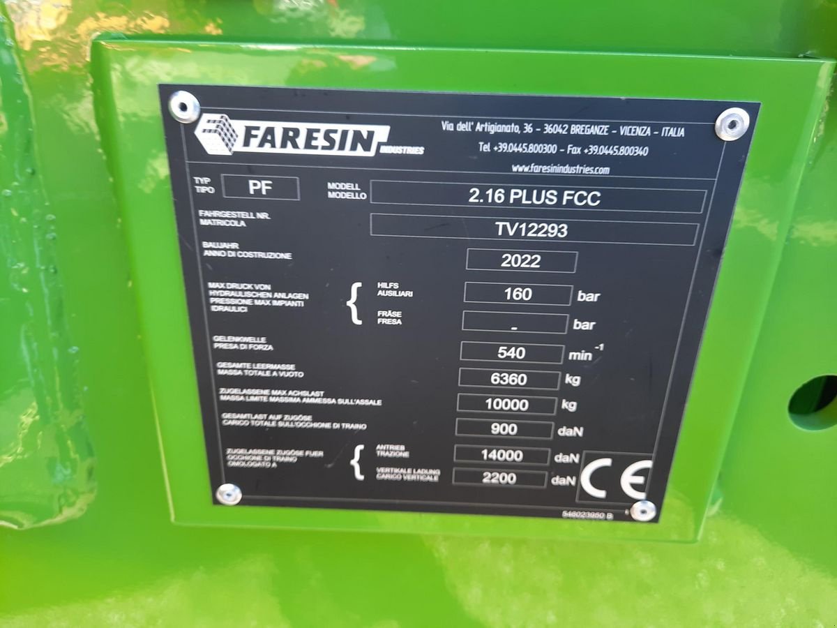 Futtermischwagen του τύπου Faresin PF2.16 PLUS FCC, Neumaschine σε Burgkirchen (Φωτογραφία 4)