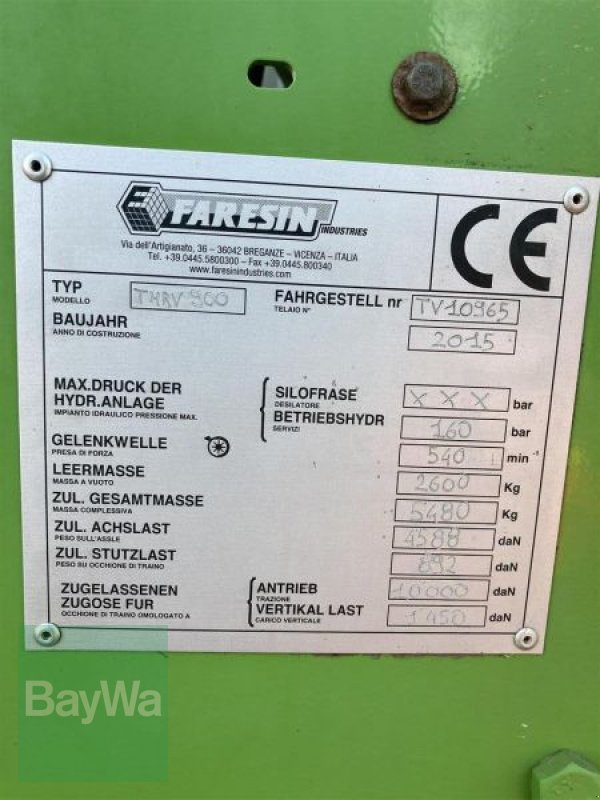 Futtermischwagen des Typs Faresin TMRV 900, Gebrauchtmaschine in Schwarzenfeld (Bild 14)