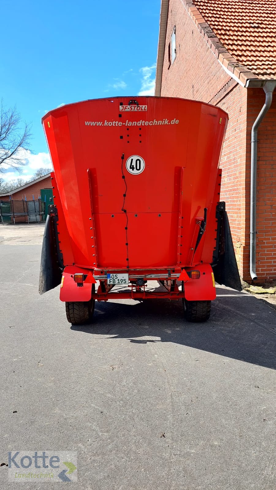 Futtermischwagen za tip JF Stoll VM 8-1S, Gebrauchtmaschine u Rieste (Slika 4)