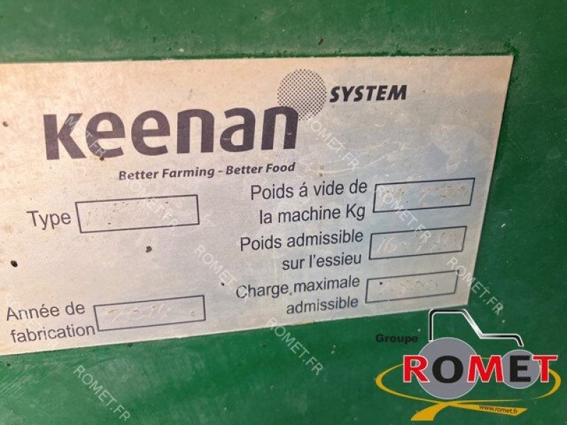 Futtermischwagen του τύπου Keenan MECAFIBRE 360, Gebrauchtmaschine σε Gennes sur glaize (Φωτογραφία 5)